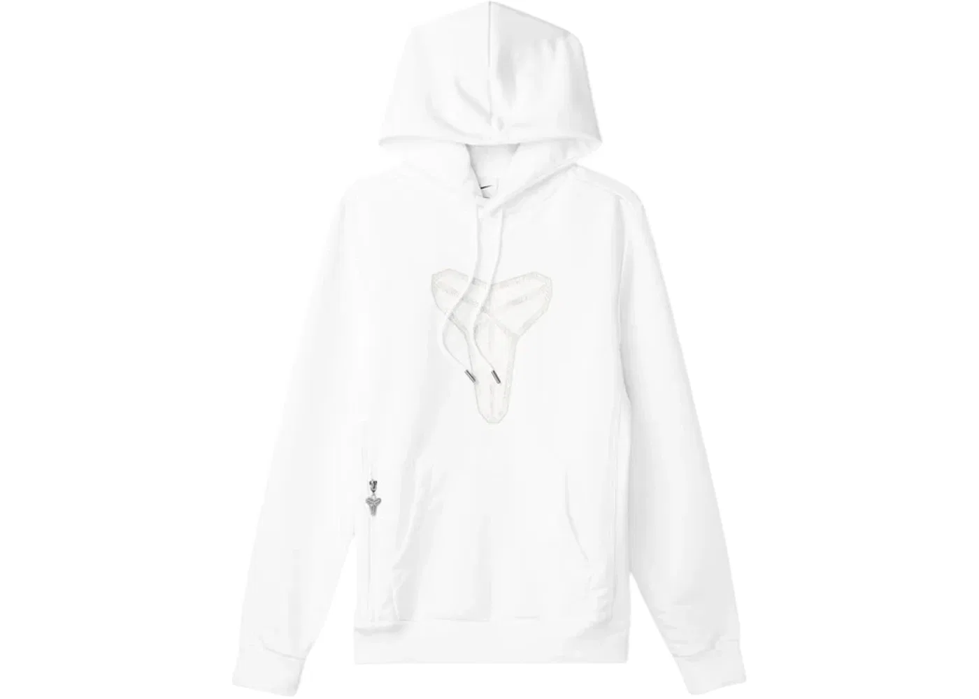 Мужская баскетбольная худи Nike Kobe Dri Fit с капюшоном, White Summit White