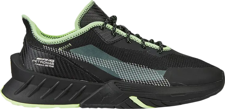 

Кроссовки Puma Mercedes-AMG Petronas F1 x Maco SL Black Fizzy Apple, черный, Черный;серый, Кроссовки Puma Mercedes-AMG Petronas F1 x Maco SL Black Fizzy Apple, черный