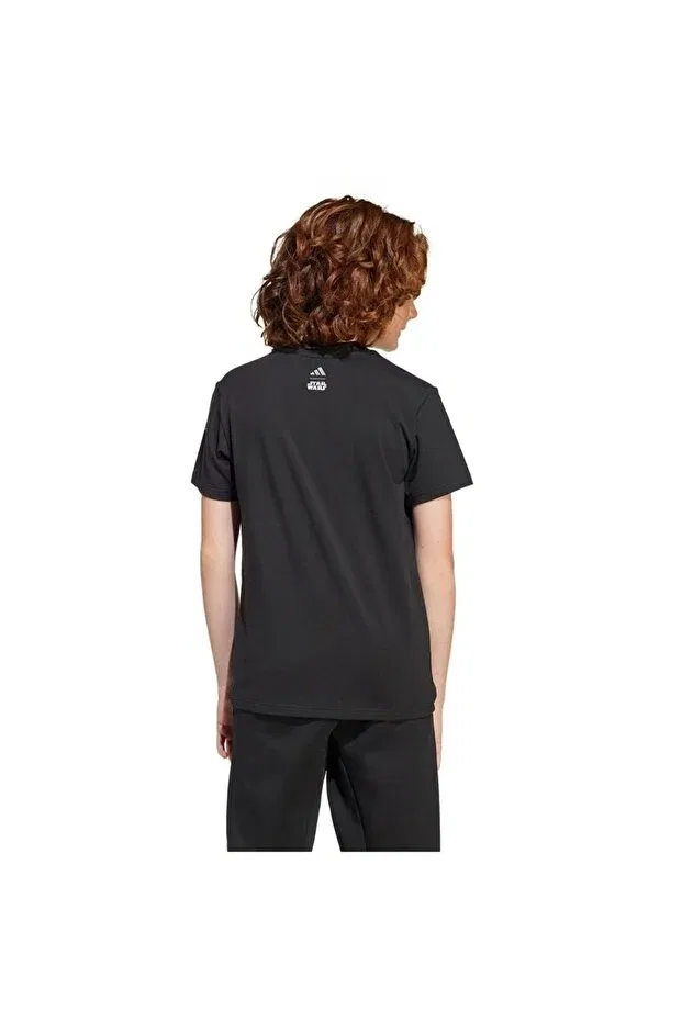 Детская футболка с принтом для девочек j sw mndo gfx t Adidas, Black — фото 2