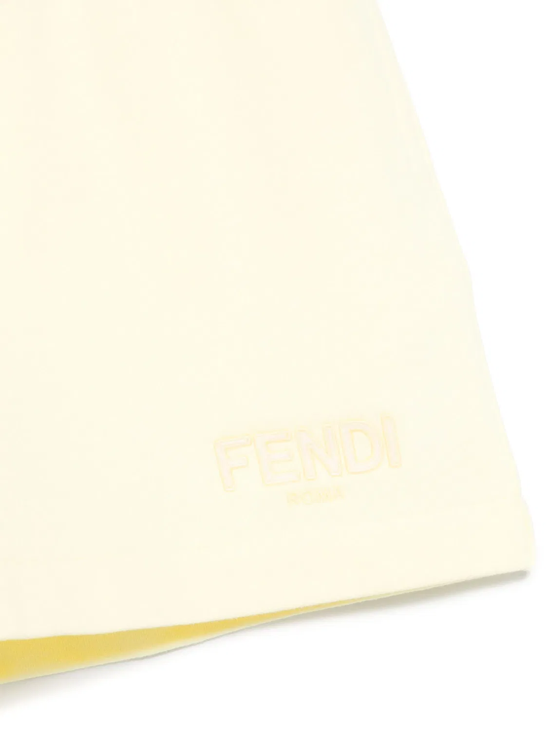 Шорты из флиса FENDI, светло-желтый — фото 3