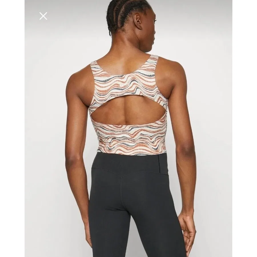Спортивный топ Nike Yoga Dri-Fit Luxe Training, Коричневый