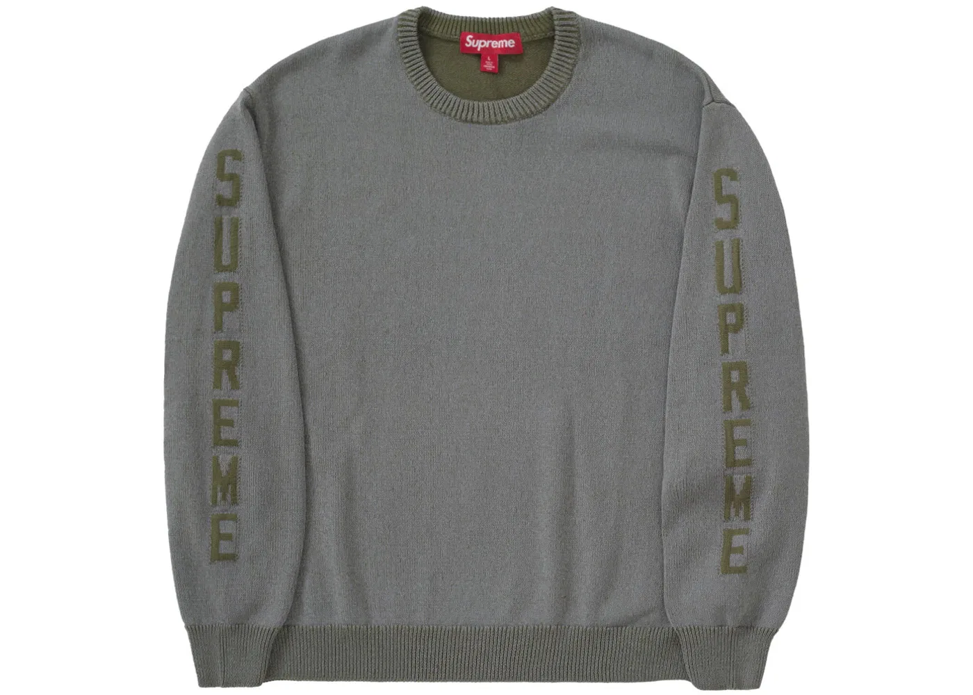 Мужской свитер с принтом Supreme, Olive
