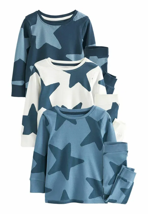 Комплект пижамный из 3 предметов, хлопок, Snuggle Next, Navy Blue, темно-синий