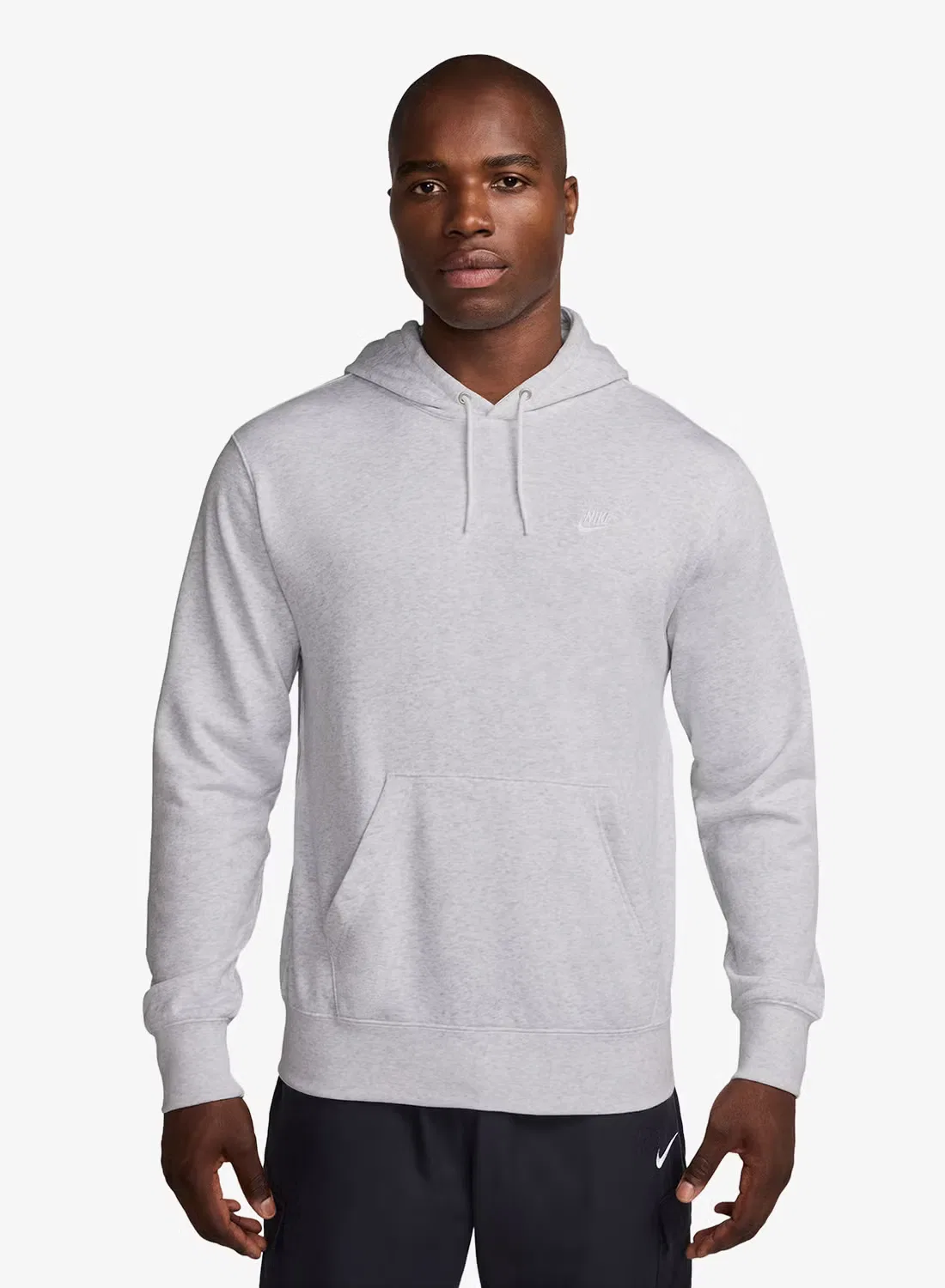 Худи с капюшоном из флиса Club Nike, бежевый