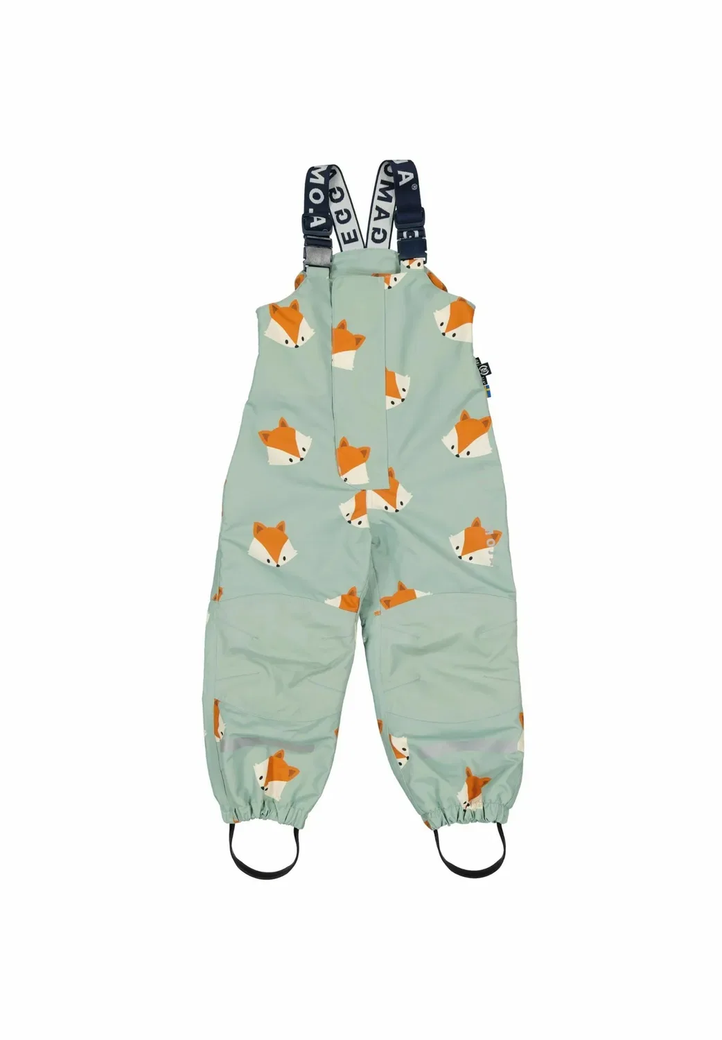 Комбинезон-Сарафана из хлопчатобумажной ткани Geggamoja, Frosty Green Fox