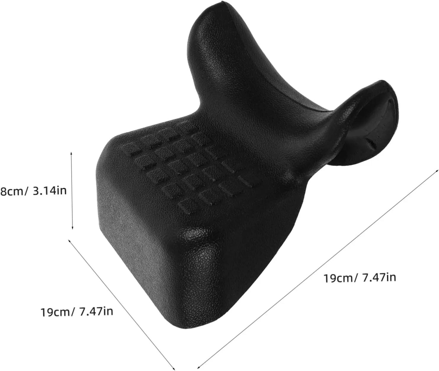 Подушка для шеи Shampoo Pillow Neck Support Healeved, 1 шт., 19x19 см, 200 г, Black — фото 2
