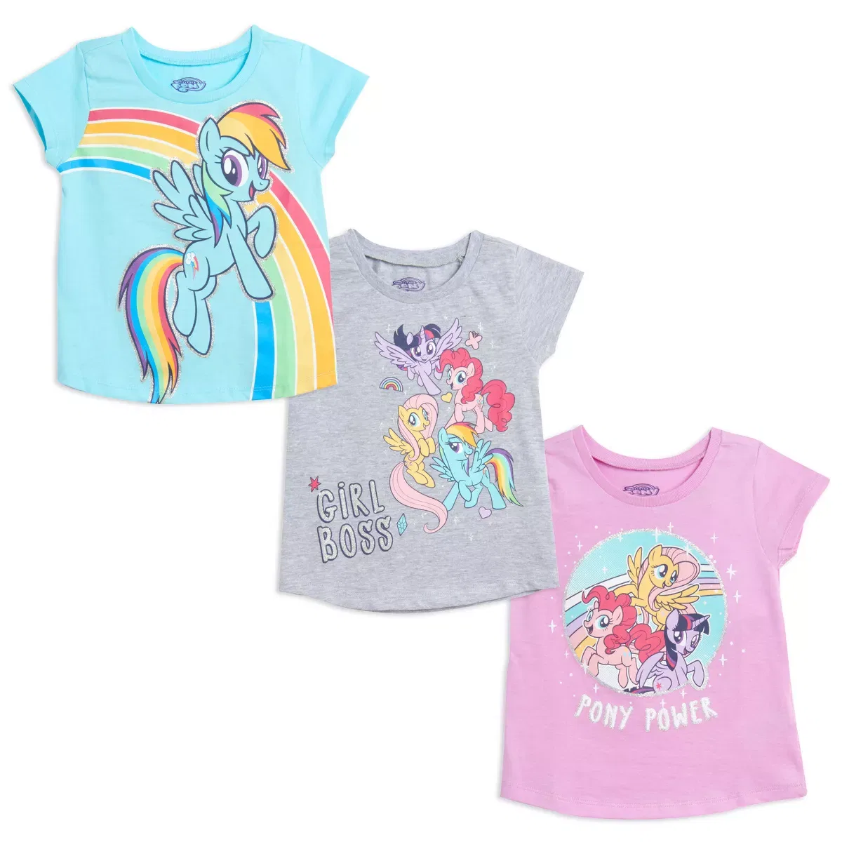 Детский комплект футболок с коротким рукавом My Little Pony, My Little Pony