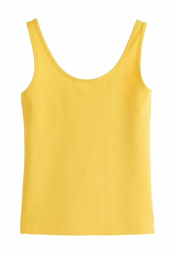 Топ с толстыми бретелями Petite fit, комплект 5 шт, Next, зеленый, Berry, розовый, оранжевый, желтый — фото 4