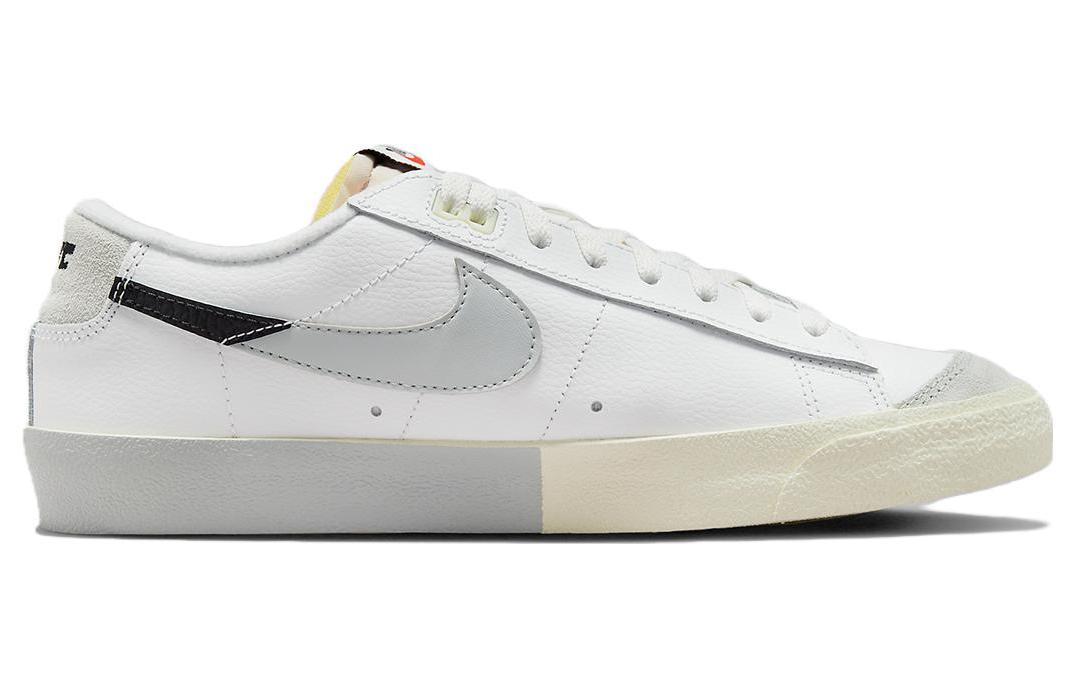 Кроссовки Nike Blazer Low '77, белый/черный — фото 2