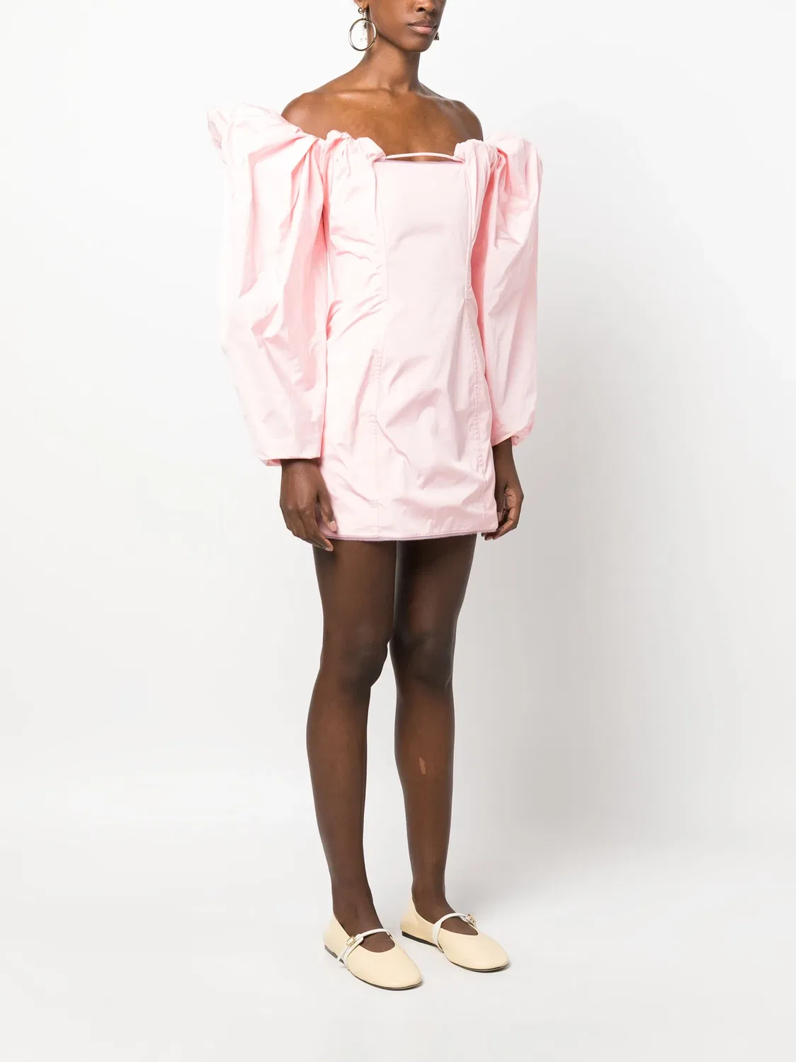 Мини-платье La Robe Taffetas от Jacquemus, светло-розовый — фото 4