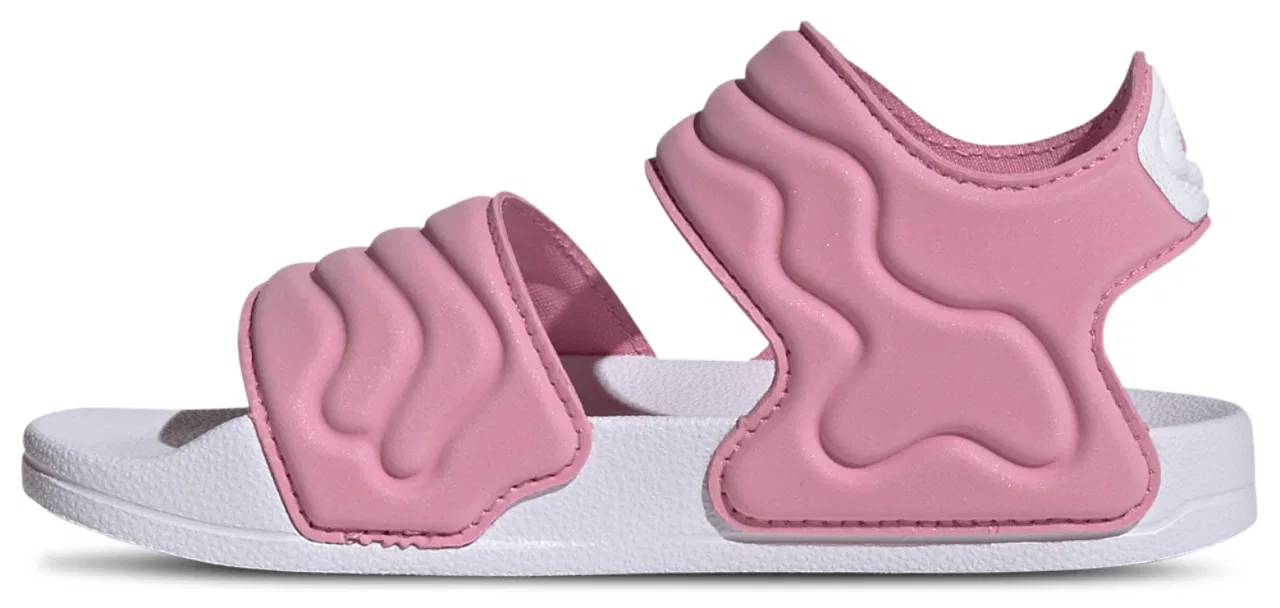 Детские сандалии Adilette 2 Adidas, цвет Bliss Pink/Ftwr White/Bliss Pink — фото 2
