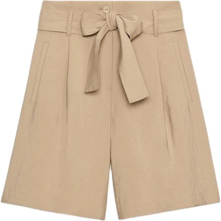 Женские шорты Casual Medium Camel ZARA, Medium Camel