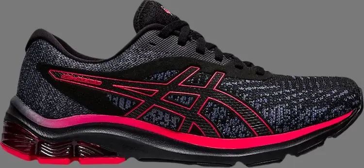 

Кроссовки gel pulse 12 knit 'black' Asics, черный