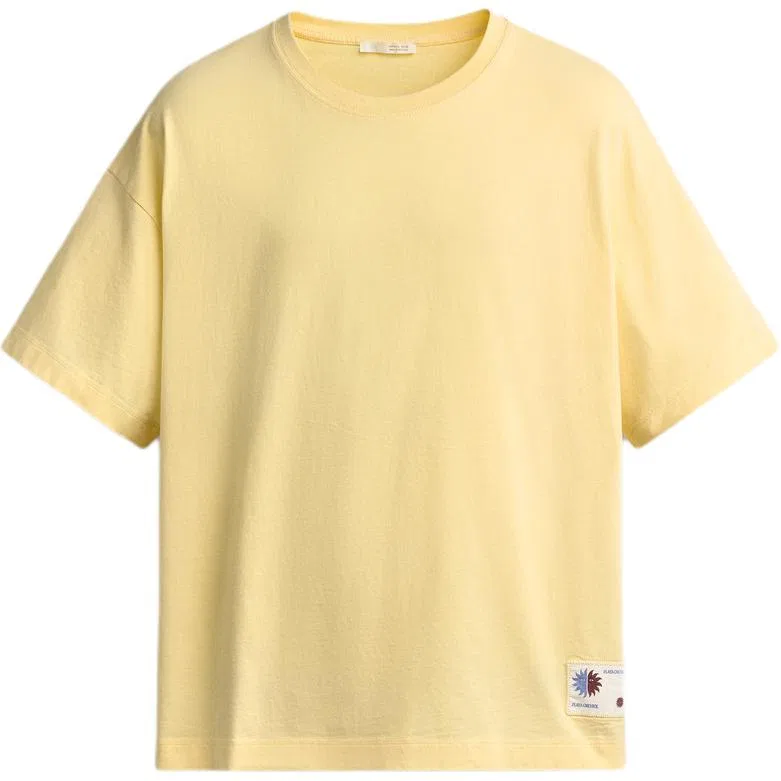 Мужская футболка с круглым вырезом Butter ZARA, Butter