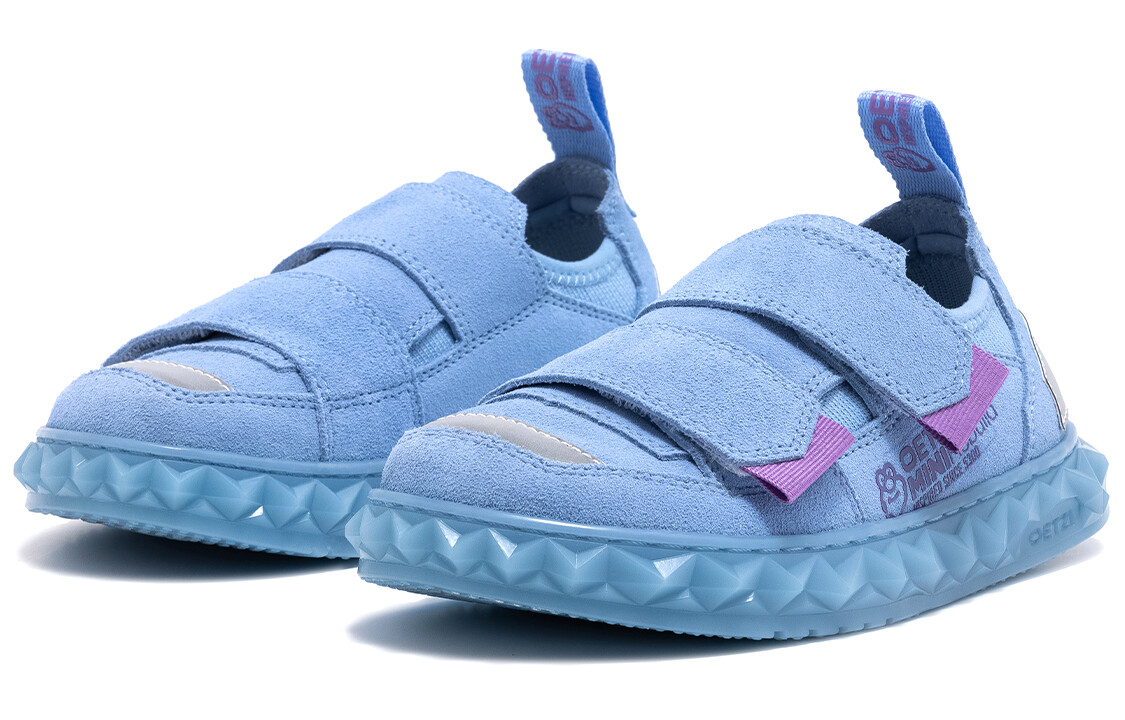 Детские кроссовки для скейтбординга GS Low-top светло-голубые Oetzi, голубой — фото 2