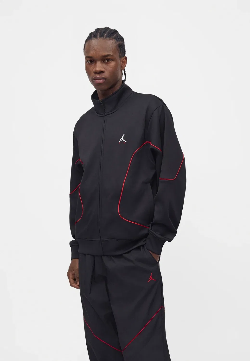 Спортивная куртка - толстовка на молнии Jordan, Black — фото 4