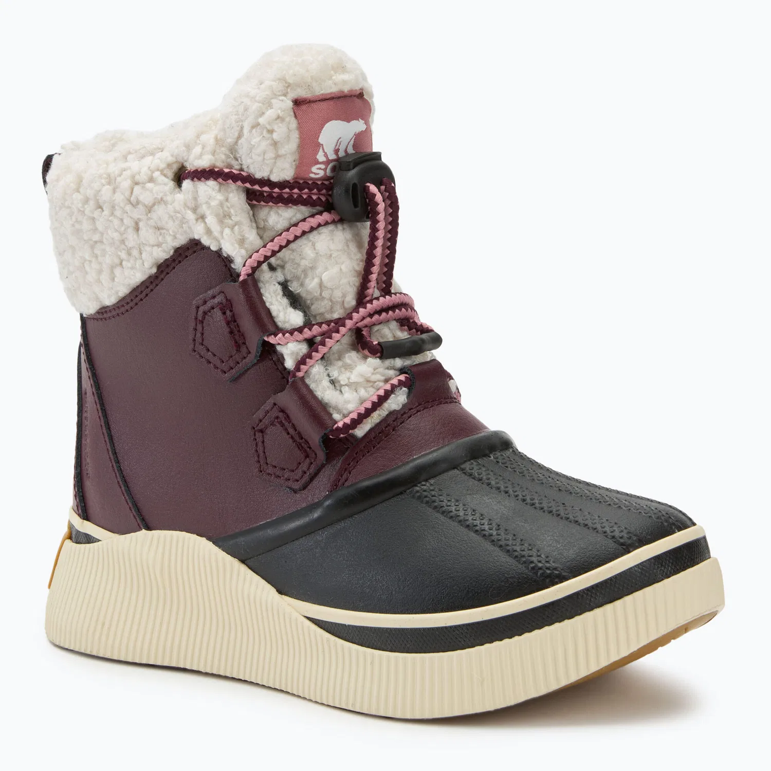 Детские зимние ботинки из кожи Sorel Youth Out N About IV Chillz, Violet