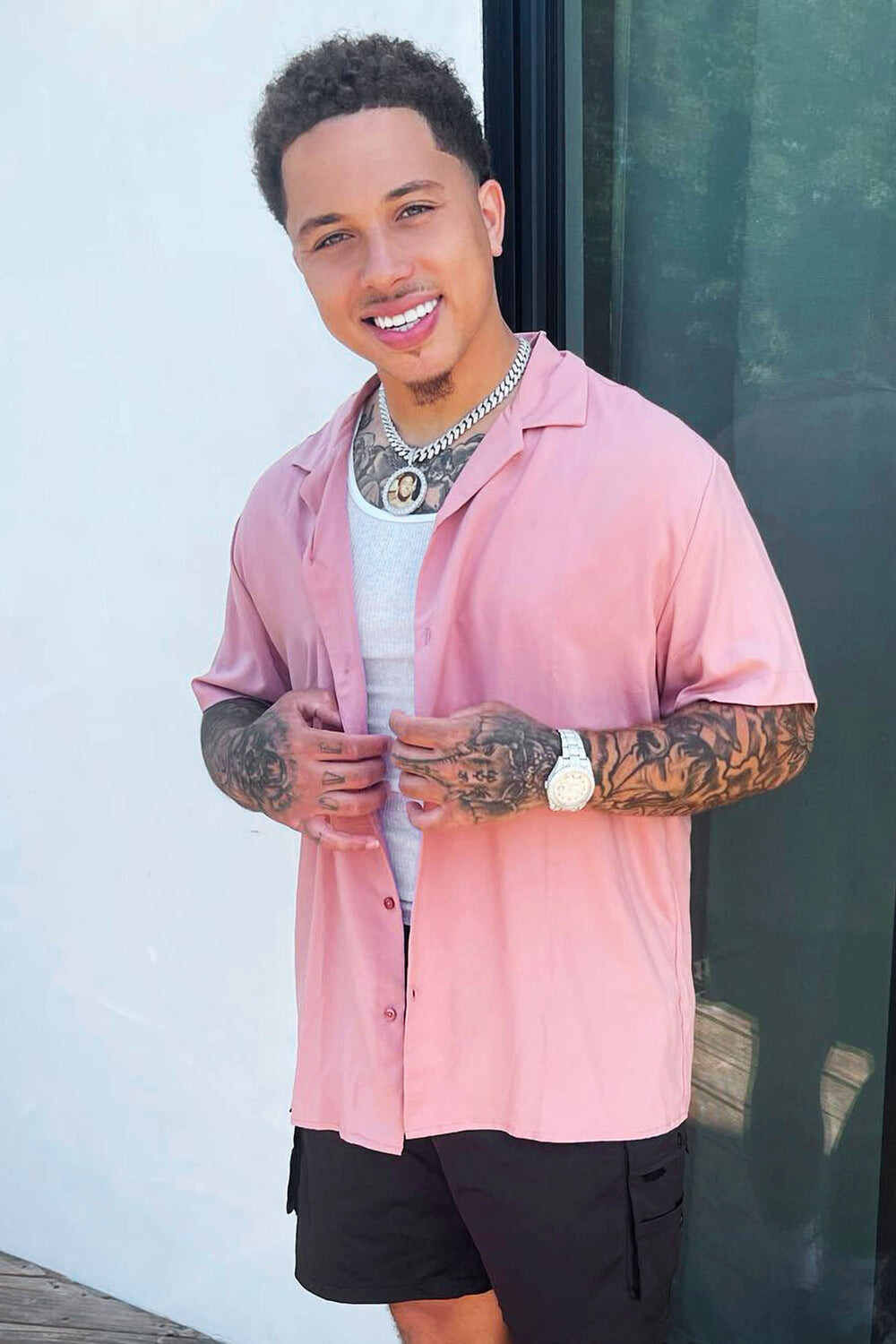 

Рубашка Fashion Nova VNF20, лиловый