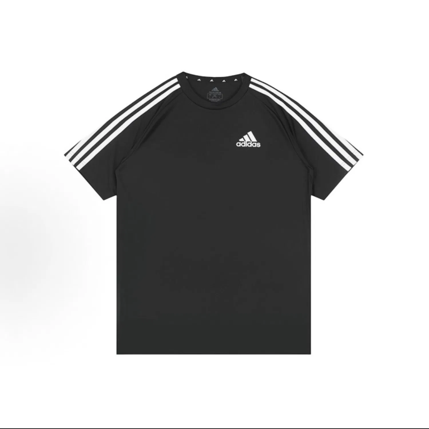 Мужская футболка с принтом Football T Shirts Adidas, Black — фото 4