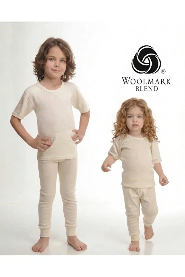 Детское термобелье для мальчиков шерстяное Oxford Sport, Beige