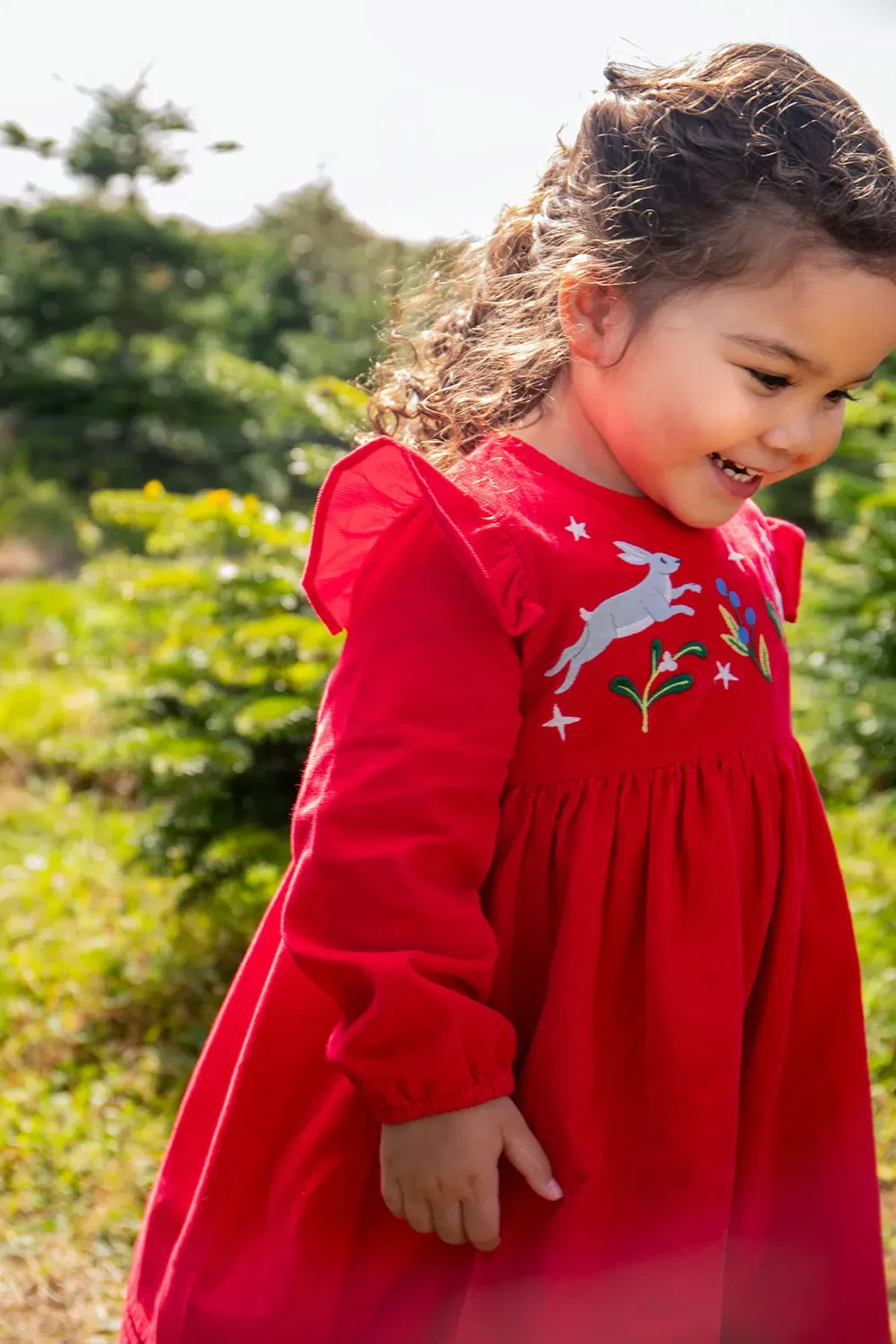 Платье из вельвета Maud Frugi, Red — фото 3