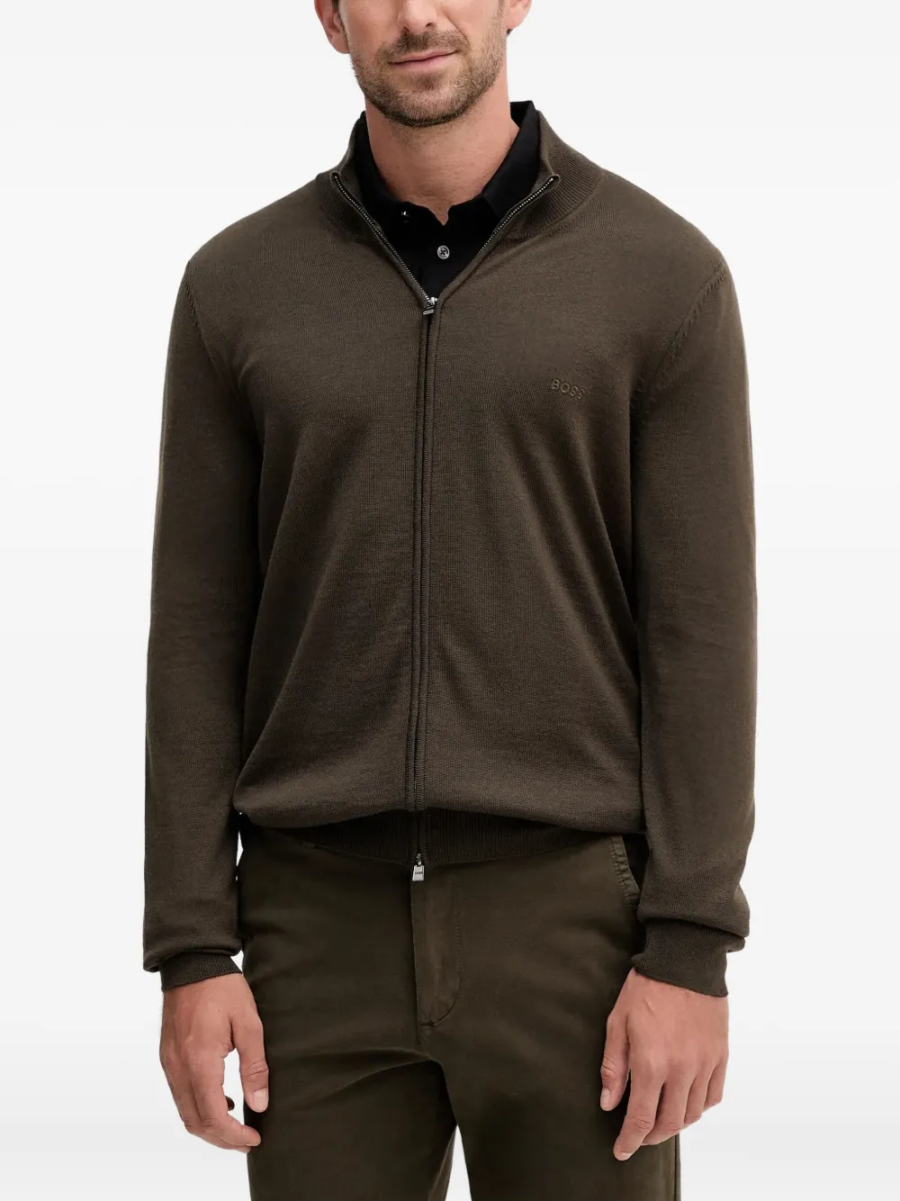 

Кардиган Boss, коричневый