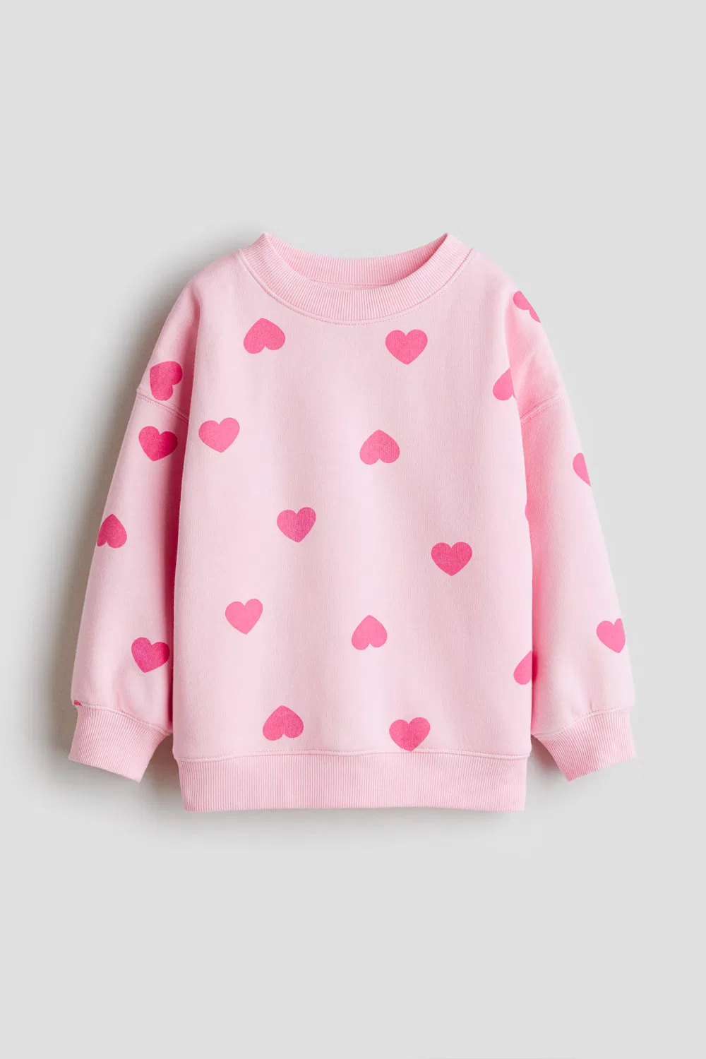 Свободная толстовка с начесом на внутренней стороне H&M, Rosa/Herzen