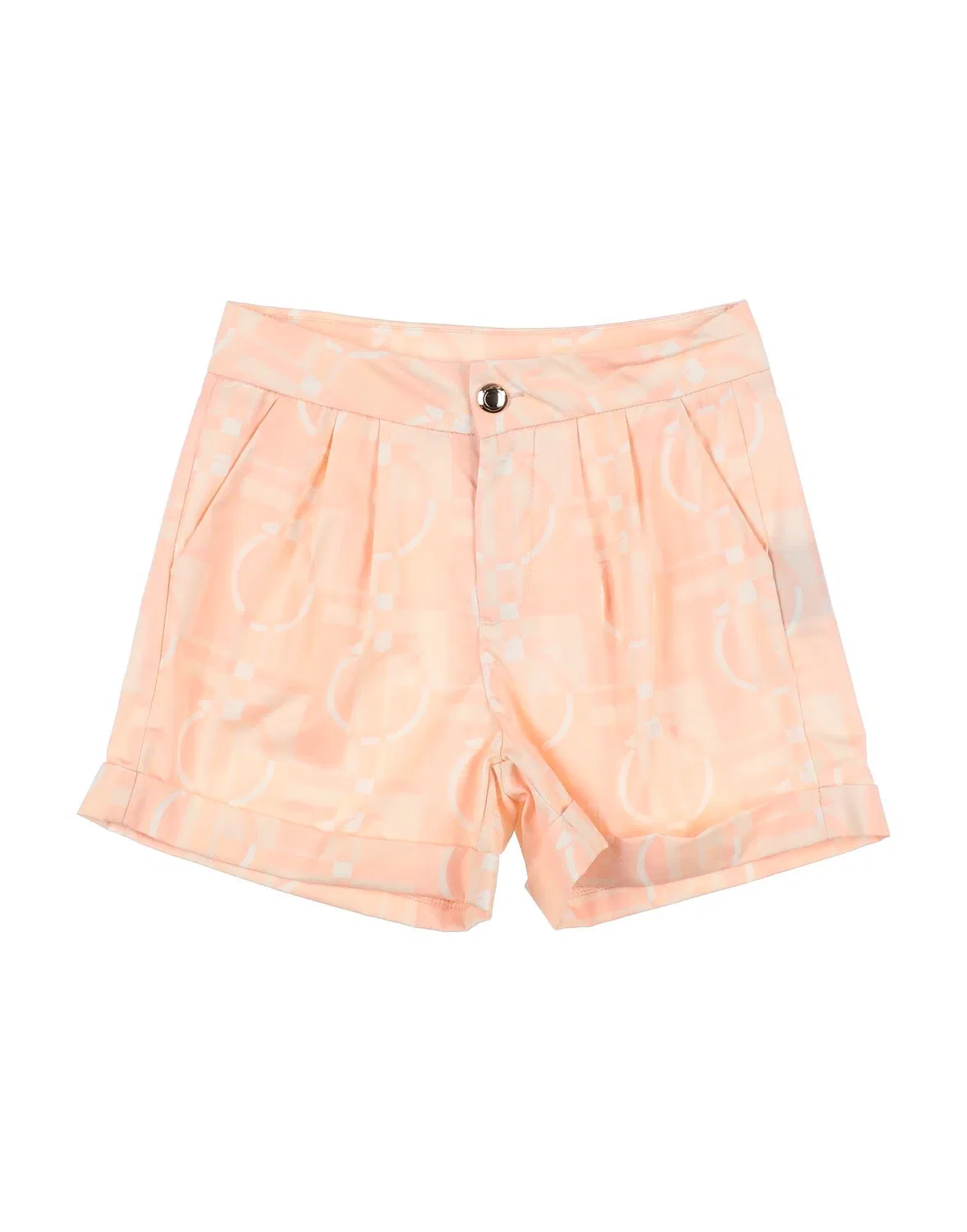 Детские шорты для девочек с геометрическим принтом Trussardi, Light Pink