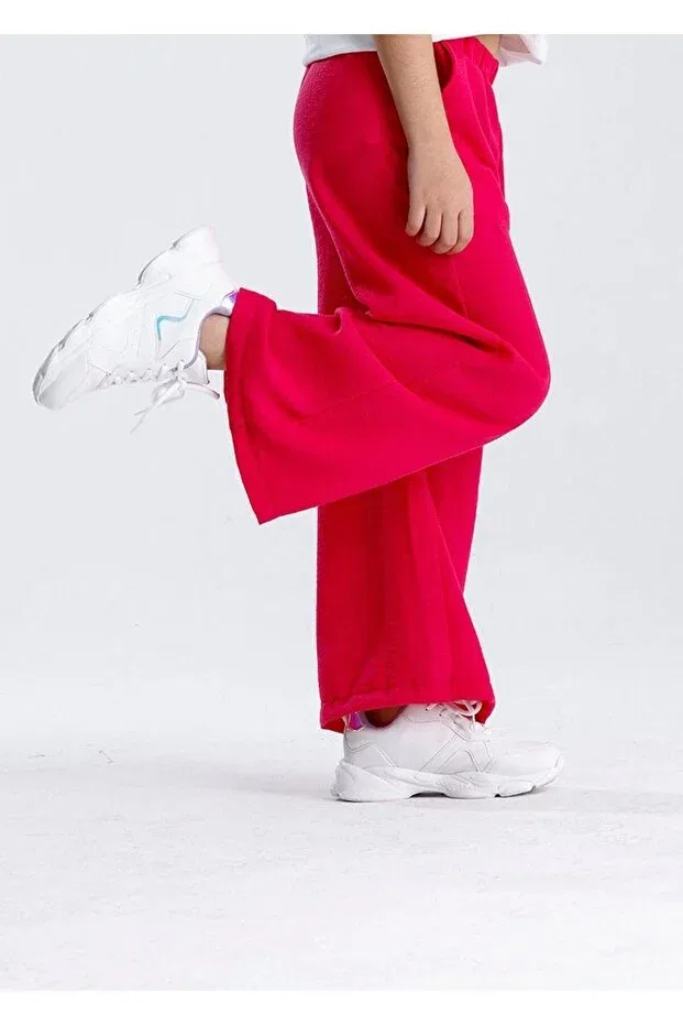 Детские брюки для девочек утепленные с манжетами Joggers Miababy, Fluoria — фото 3