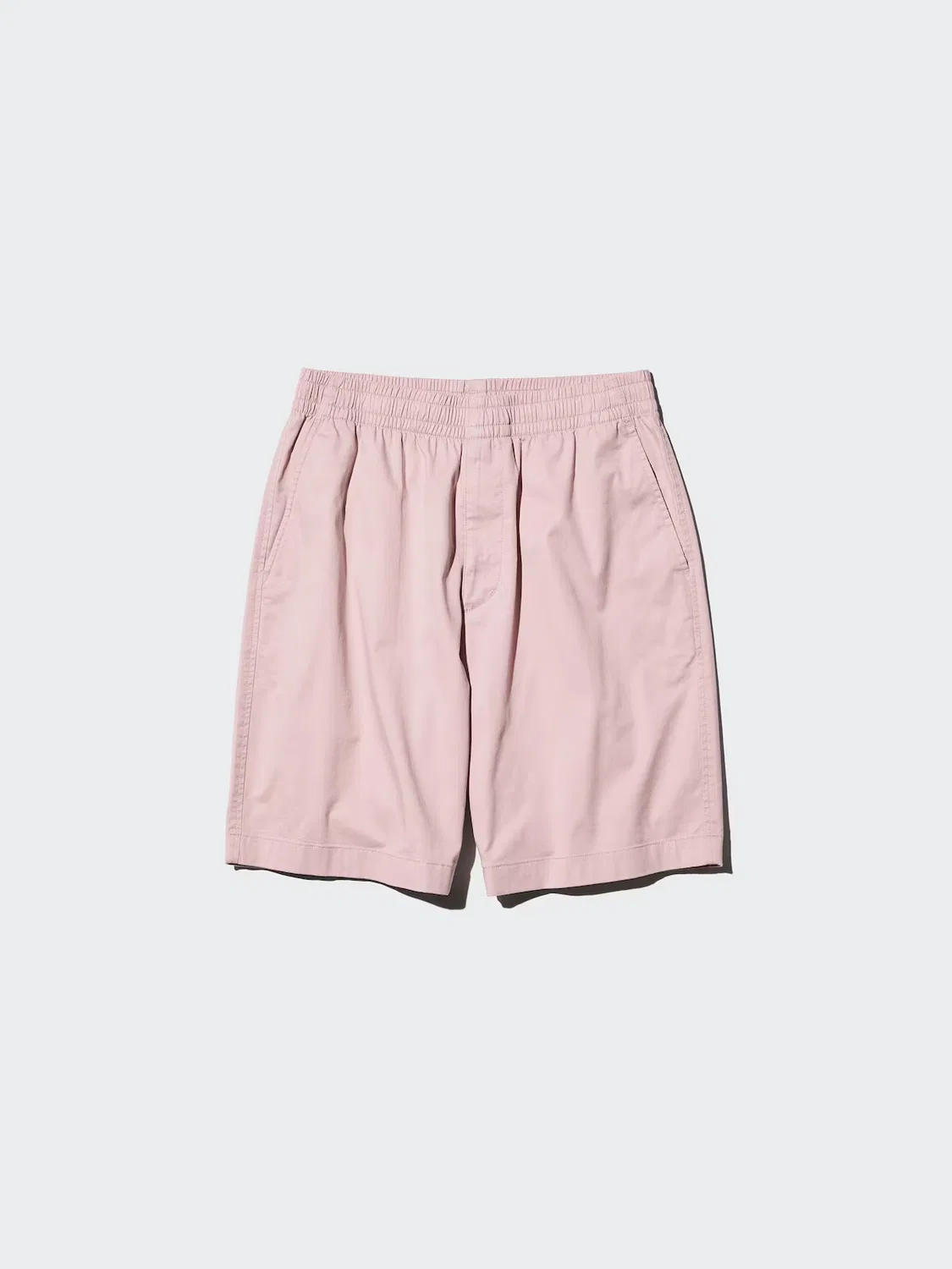 Шорты Uniqlo, эластичные, повседневные, бежевый — фото 4