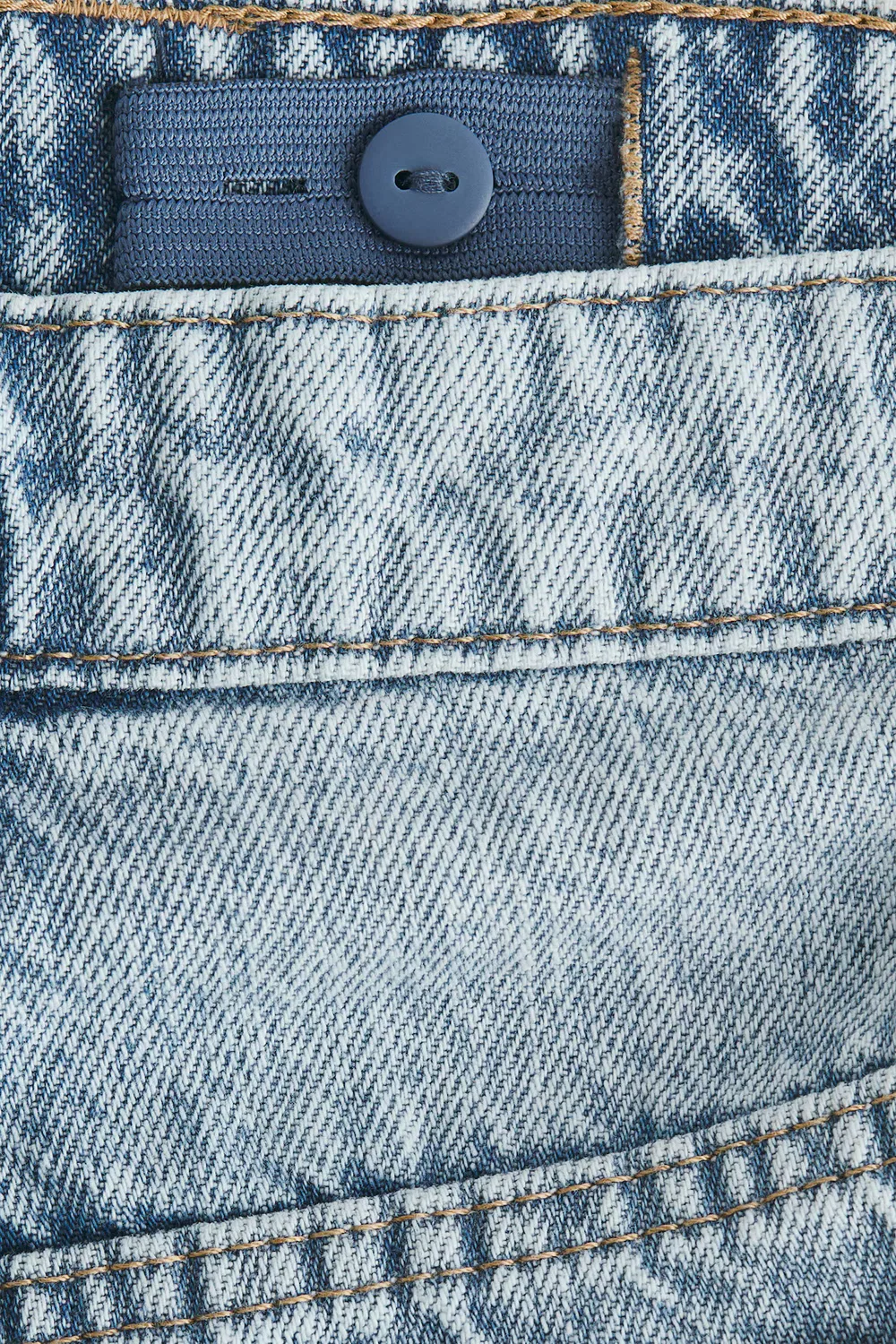 Свободные рабочие джинсы H&M, Helles Denimblau — фото 2