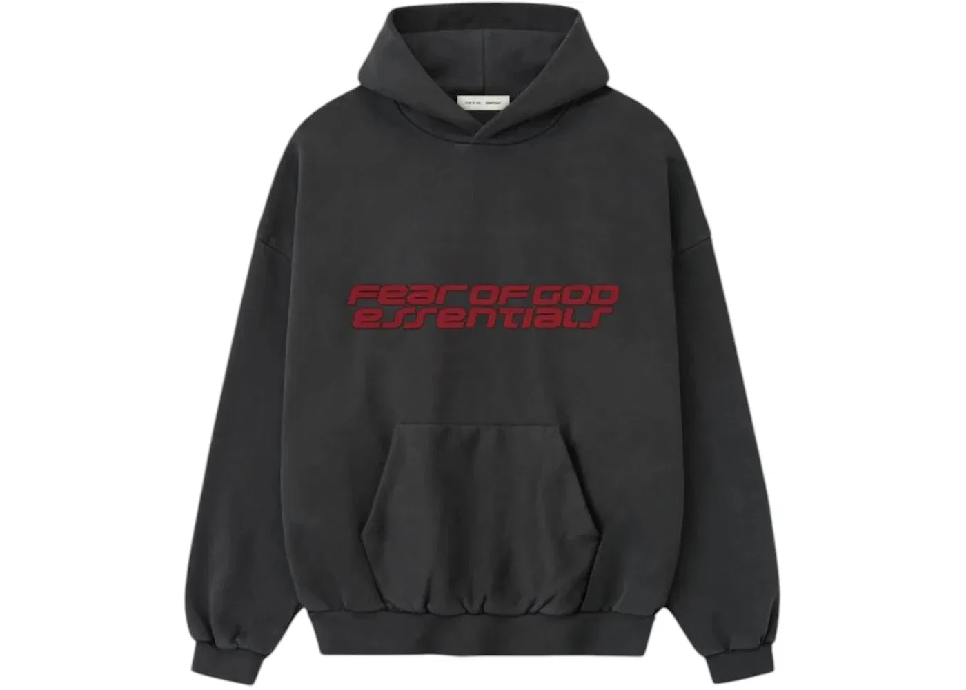 Мужской худи из плотного флиса 90's Essentials Hoodie Fear of God, Iron Grey