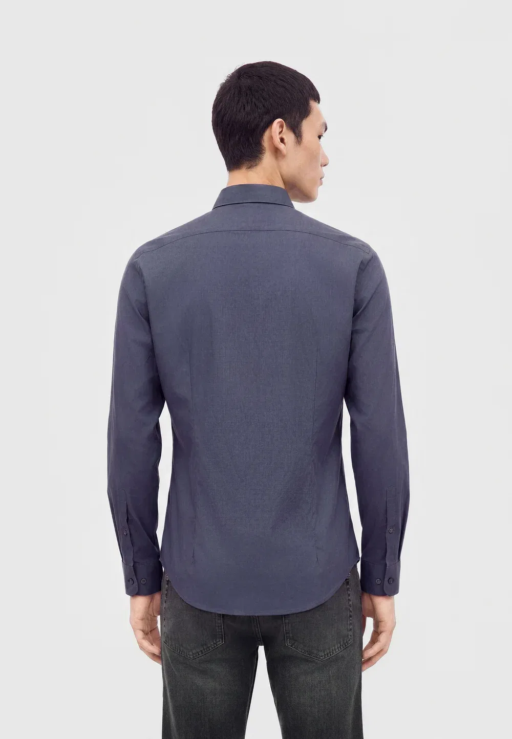 Узкая рубашка Calvin Klein, Crown Blue — фото 3