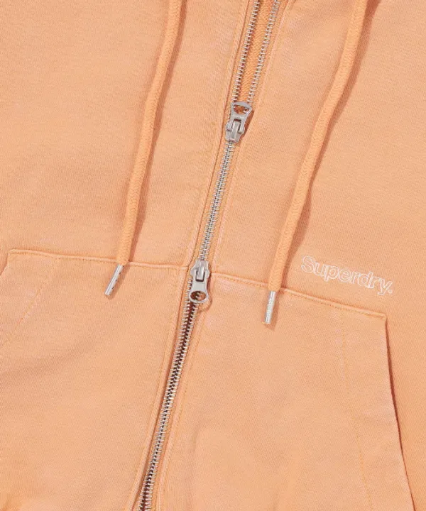 Худи с капюшоном оверсайз, винтаж, Superdry, оранжевый — фото 4
