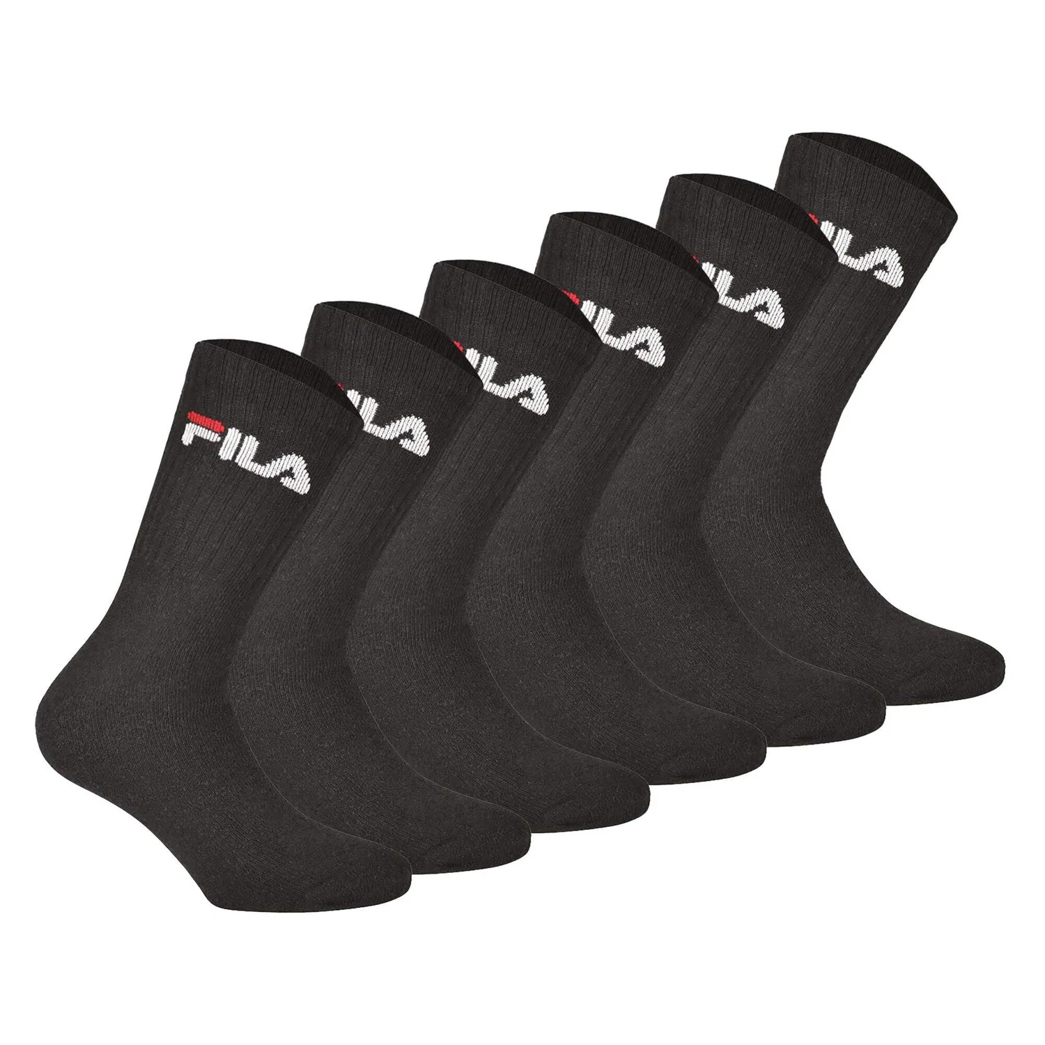 Детские носки с принтом Socken Unisex 6er Pack Stretch Fila, Schwarz