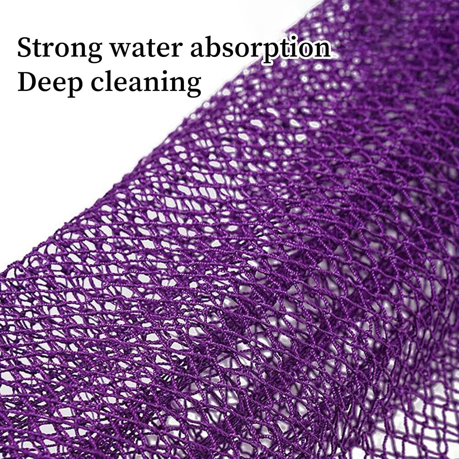Мочалка Mesh Sponge, Generisch, 20 см, Purple — фото 4