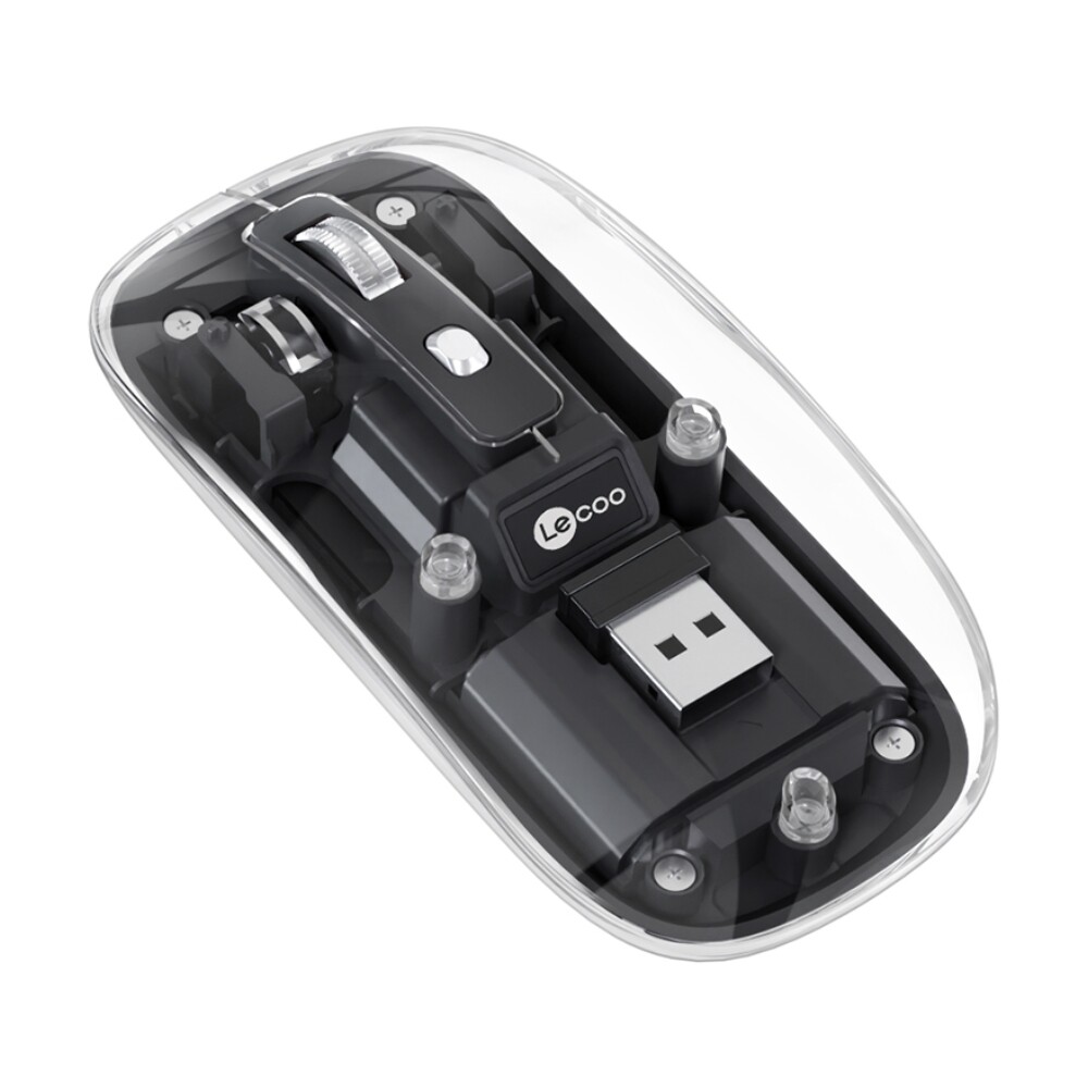 

Мышь беспроводная Lenovo Lecoo WS215, Dual Mode, черный