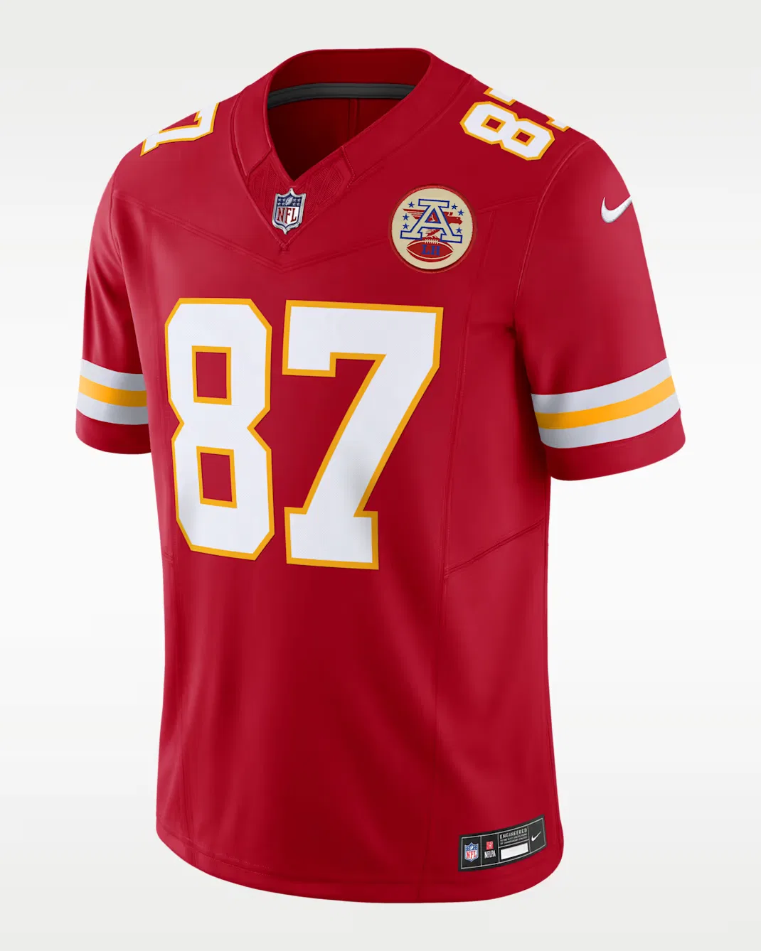Мужская футбольная майка Nike Dri-FIT NFL Limited Travis Kelce Kansas City Chiefs, Red
