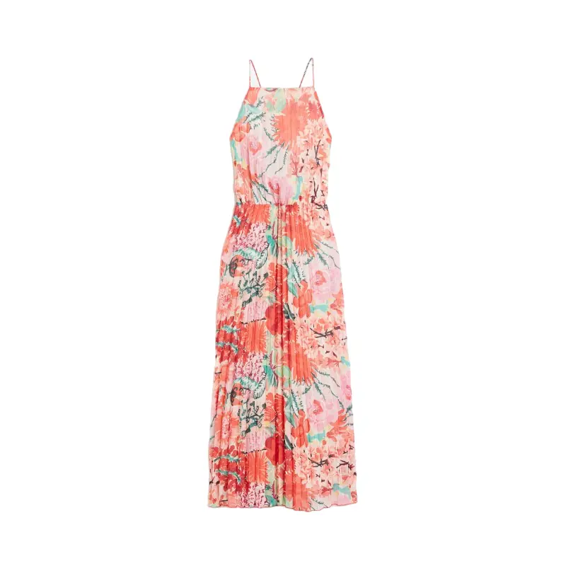 

Платье H&M Pleated, розовый/цветы