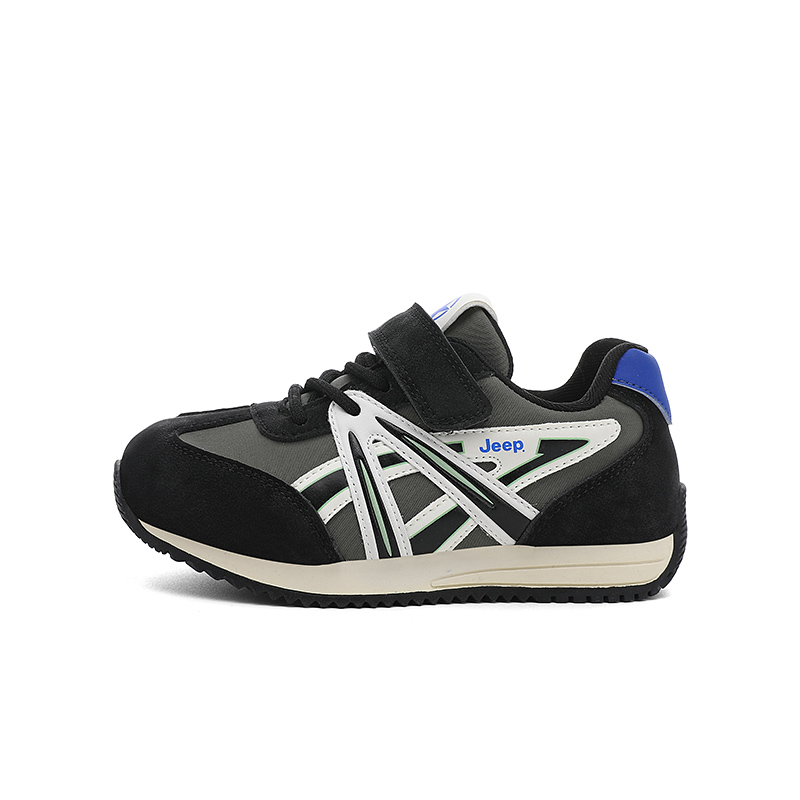 

Беговые кроссовки Casual для детей Kids Jeep, черный/army зеленый