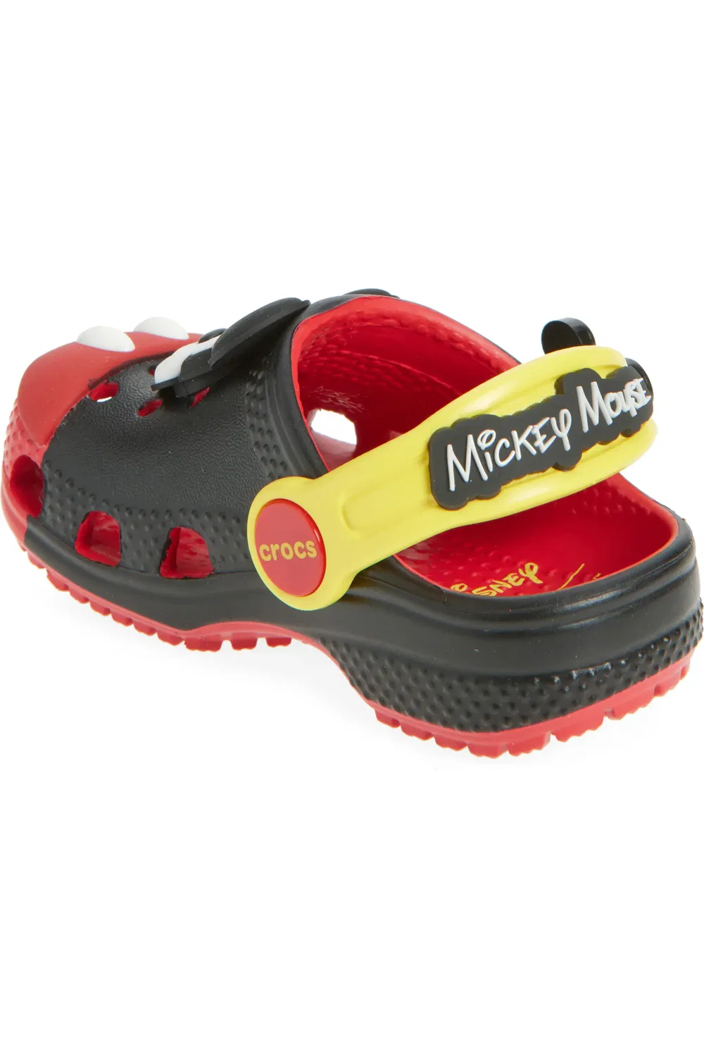 Детские сабо с Микки Маусом Classic Clog Crocs, Black Multi — фото 2
