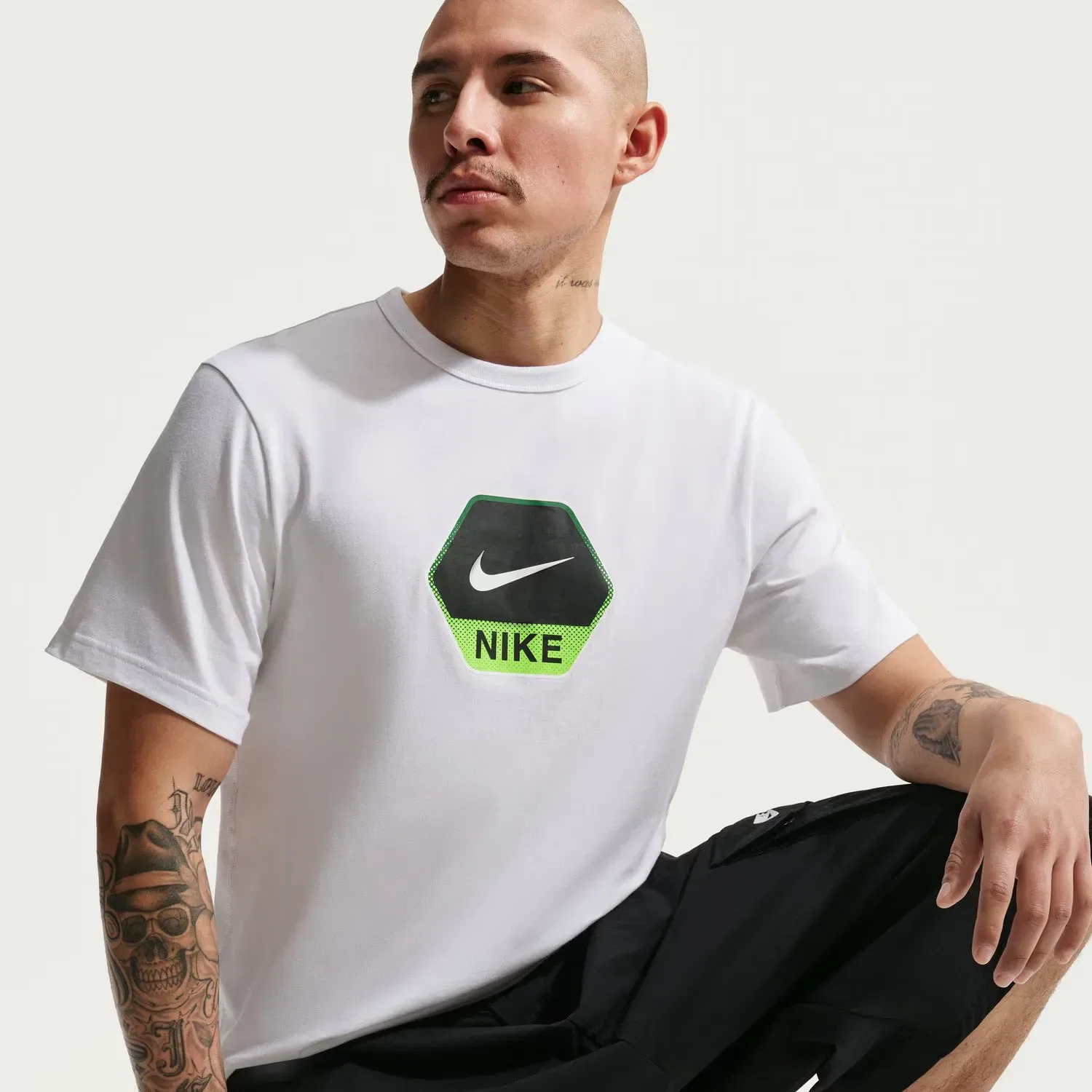 Мужская футболка хлопковая Sportswear Nike, Blanco