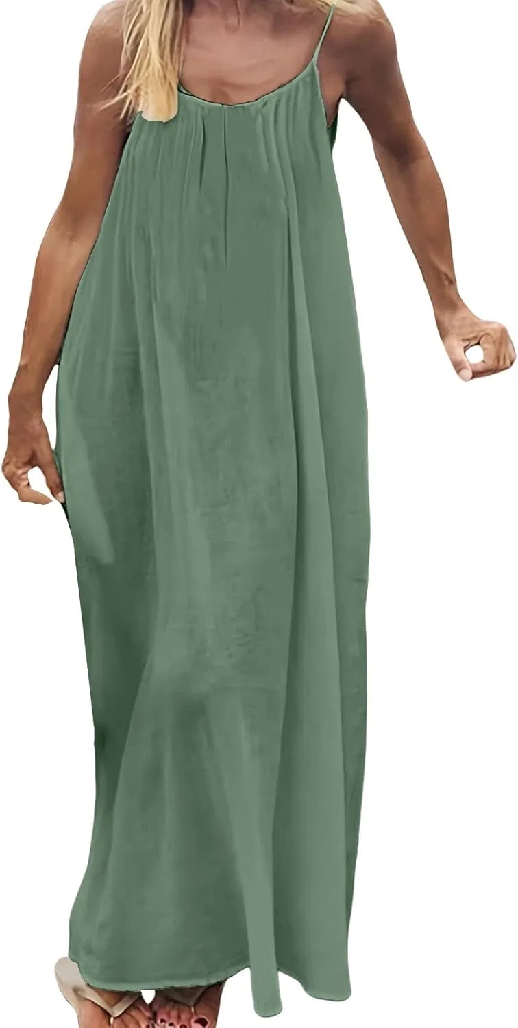Женская пижамная рубашка на тонких бретелях с открытой спиной, Light Green