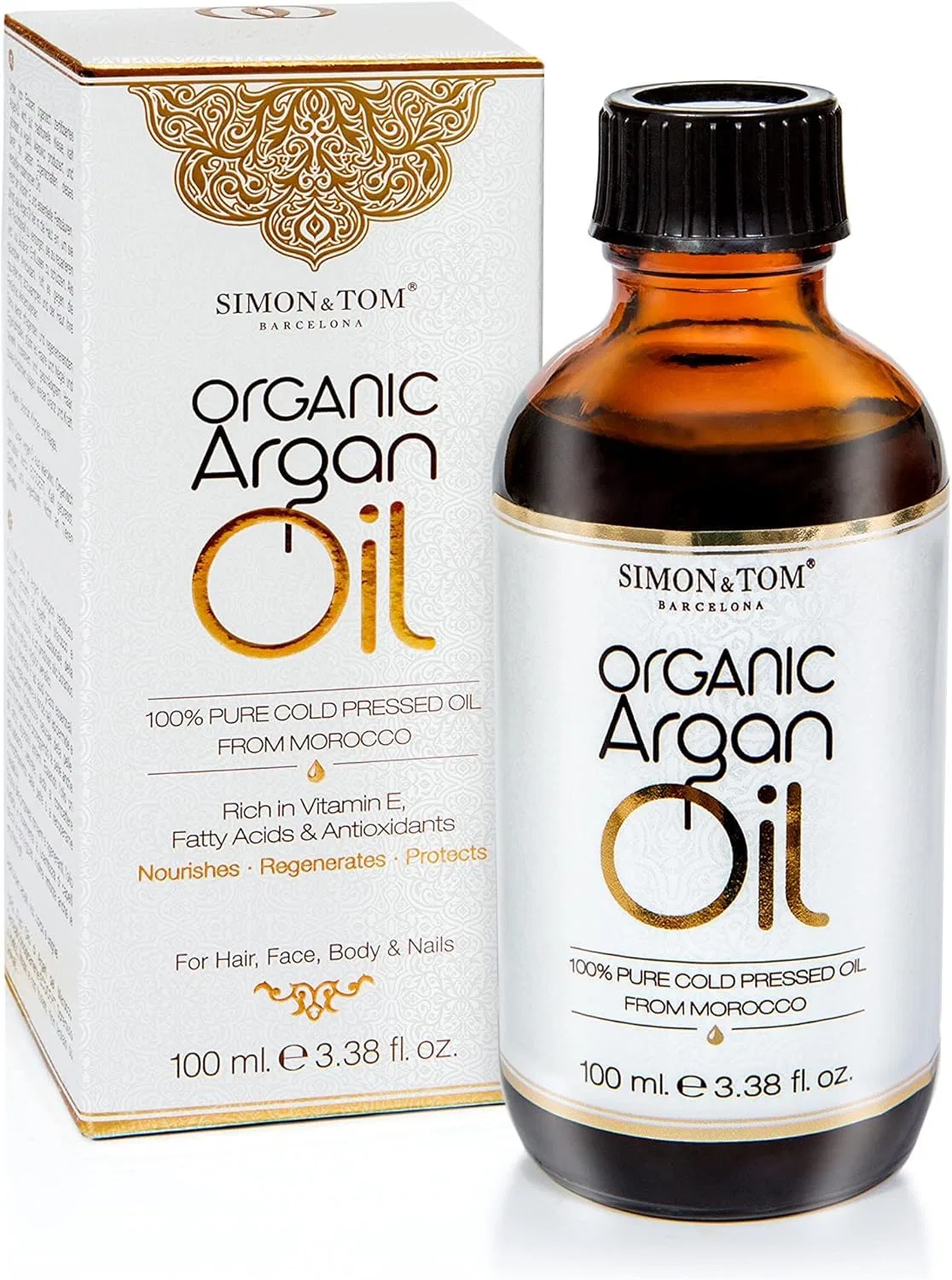 Масло для лица, волос и ногтей Simon & Tom Organic Argan Oil, 100 мл