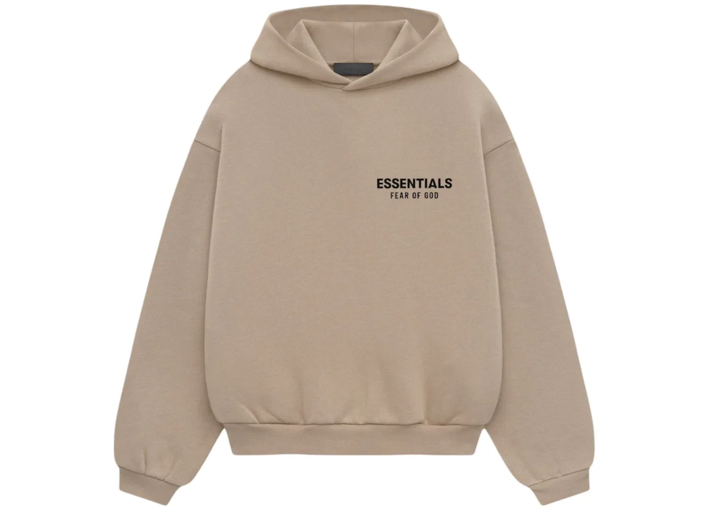 Детский худи из флиса Essentials Fear of God, Desert Sand