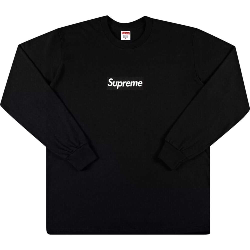

Лонгслив Supreme Box Logo, черный
