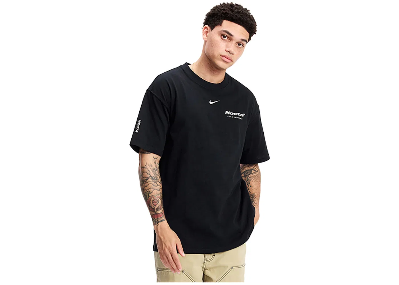 Мужская футболка с принтом L'Art Burrow Tee Nike, Black — фото 4