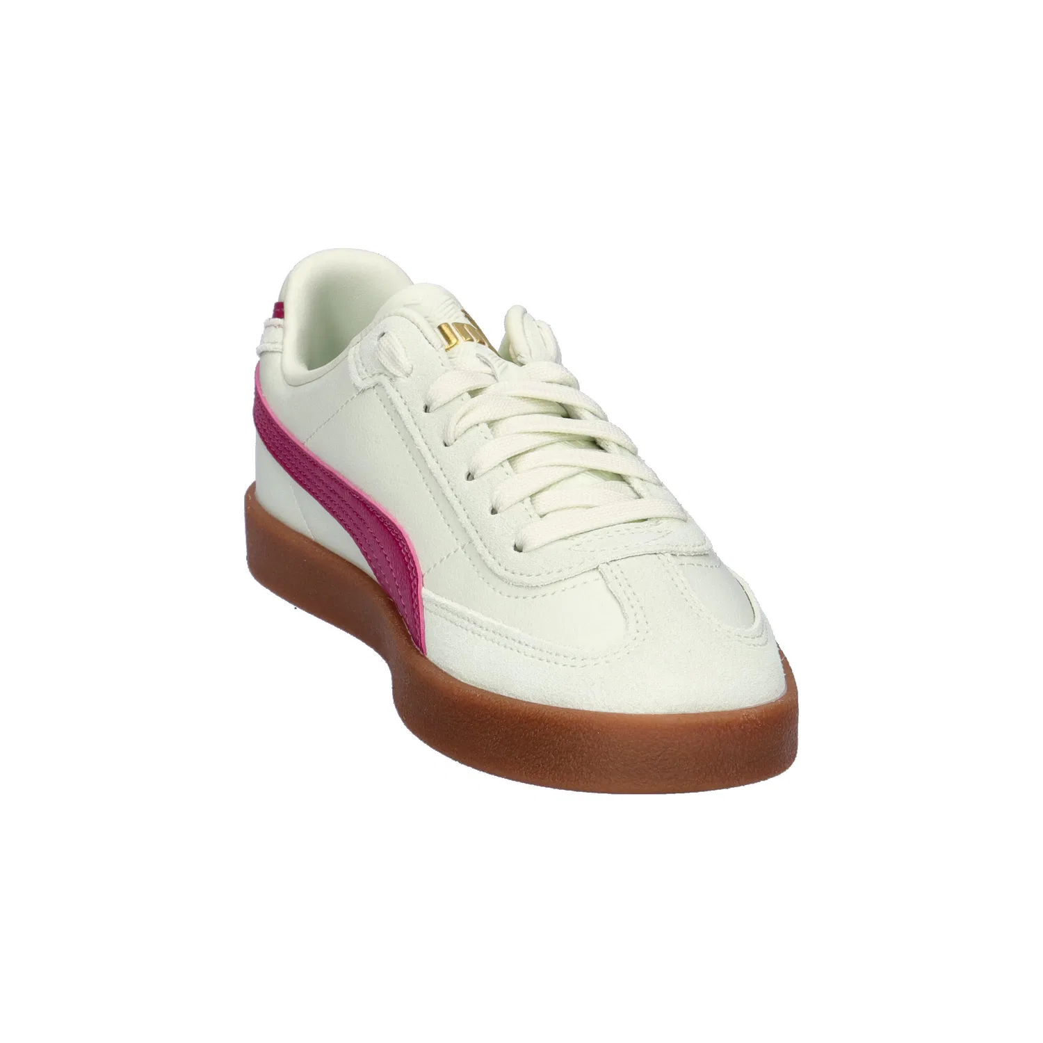 Детские кожаные кроссовки Club II Era Puma, Grun Turkisblau — фото 2