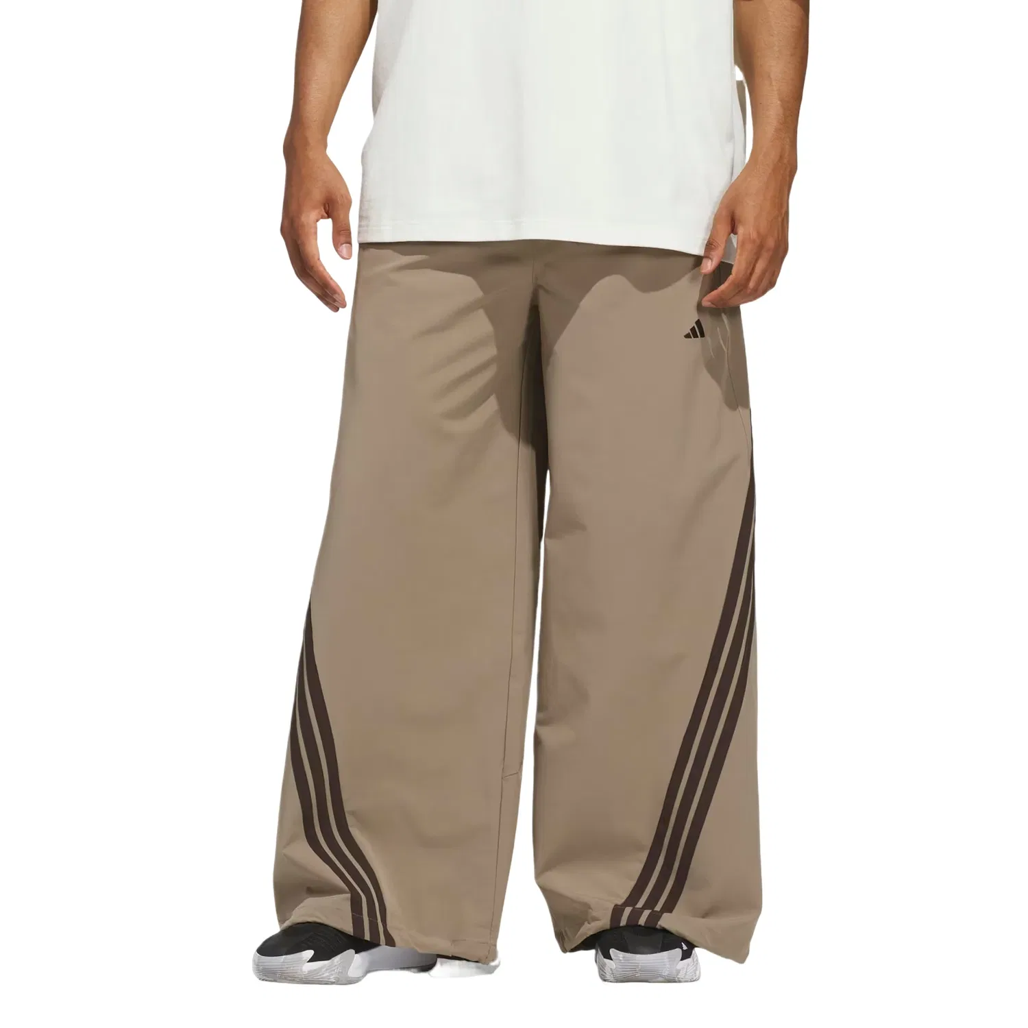 Мужские брюки для баскетбола Woven Pant Asia Sizing 'Khaki Six' adidas, Khaki Six — фото 3