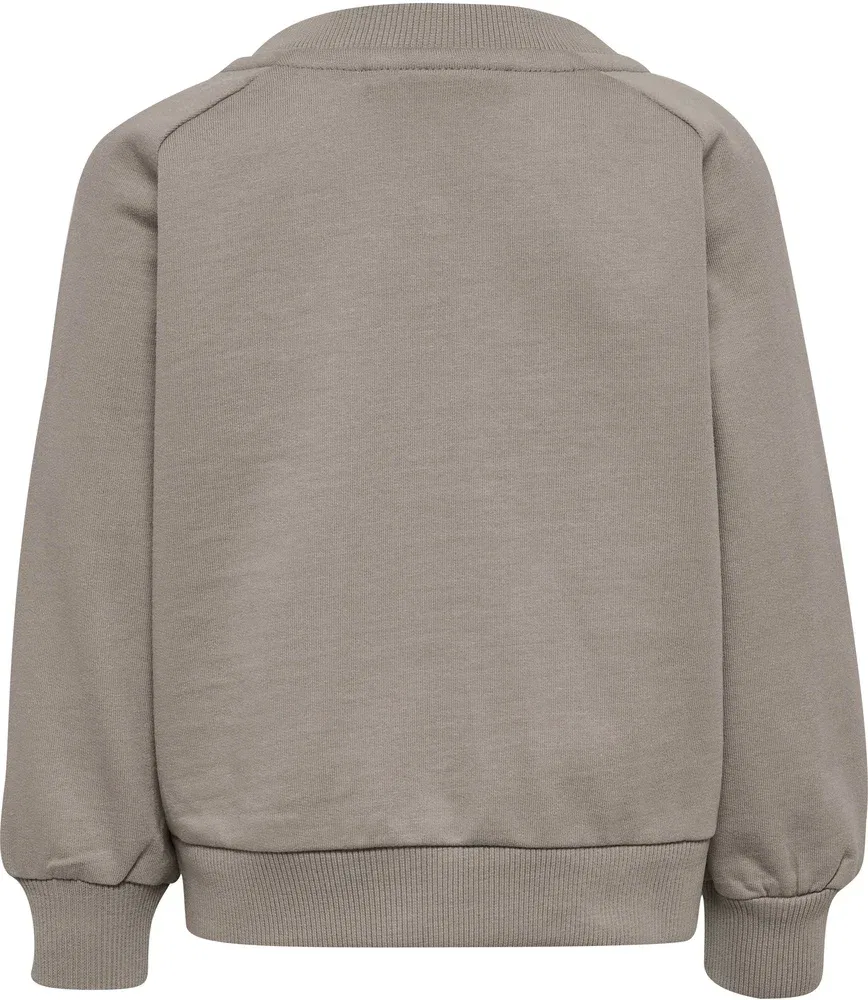 Детская тренировочная куртка на молнии Hmlmini Loose Block Hummel, коричневый — фото 2
